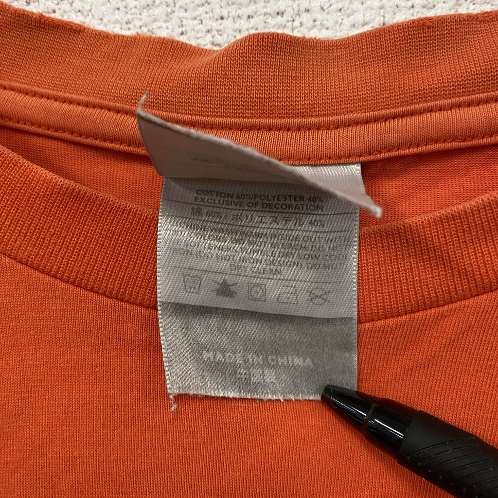 古着 used　00s　NIKE　ナイキ　AIR MAX87　ヴィンテージ　半袖Tシャツ　オレンジ　Lサイズ