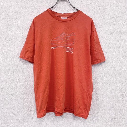 00s　NIKE　ナイキ　AIR MAX87　ヴィンテージ　半袖Tシャツ　オレンジ　Lサイズ