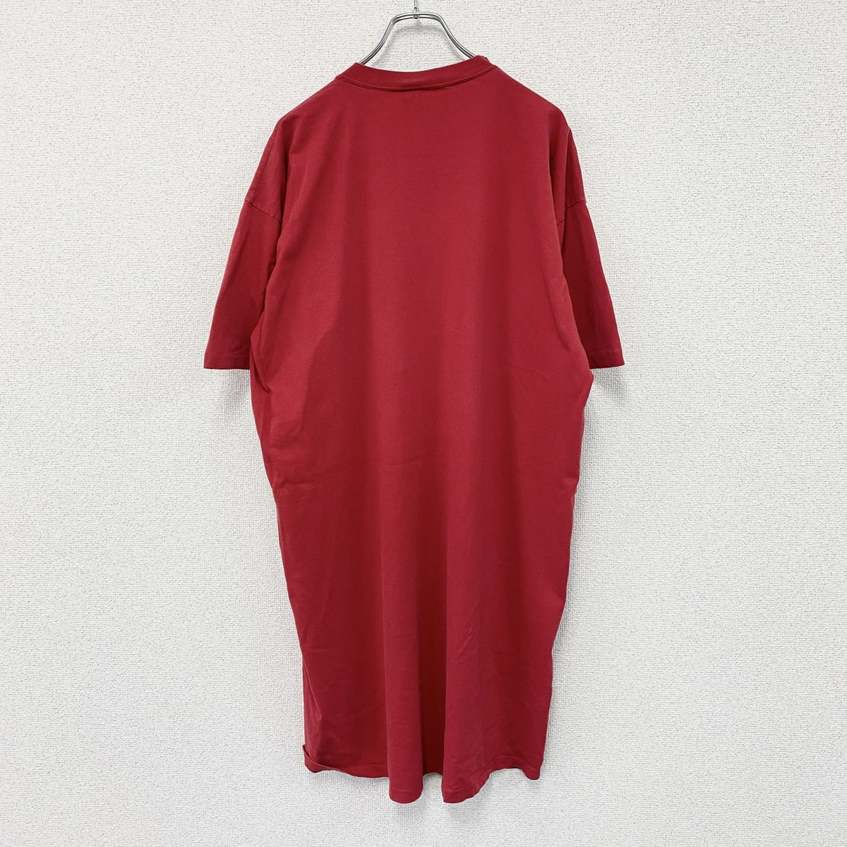 JERZEES　ジャージーズ　半袖プリントTシャツ　カレッジT　ヴィンテージ　シングルステッチ　赤　レッド　ワンサイズ　古着