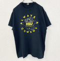 GILDAN ギルダン　半袖プリントTシャツ　カウボーイ　馬　クルーネック　春夏服　レトロ　黒　ブラック　Lサイズ　古着