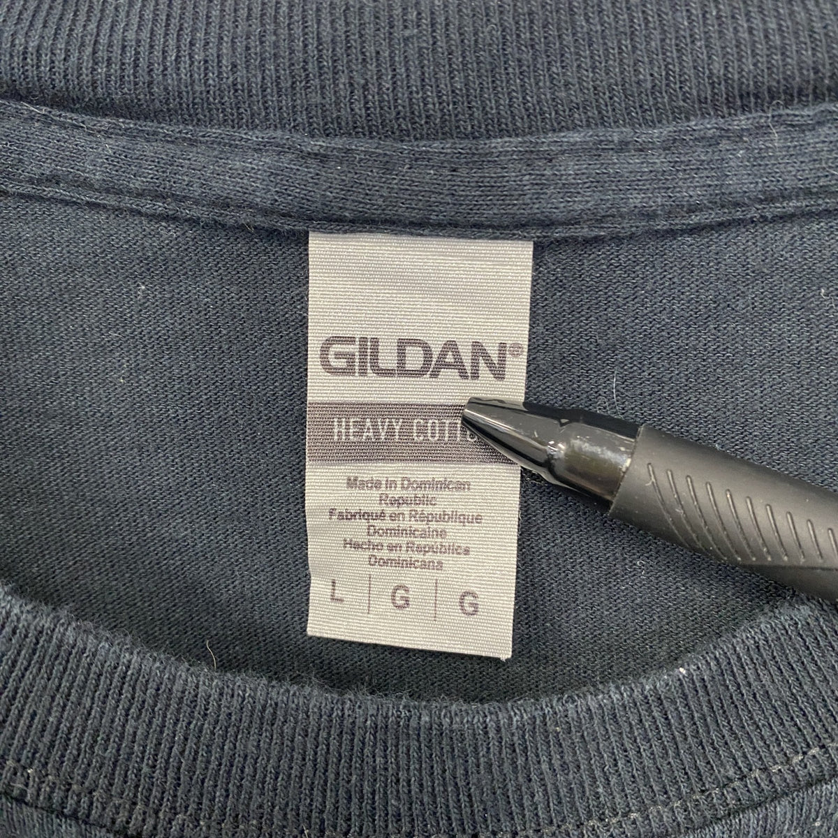 GILDAN ギルダン　半袖プリントTシャツ　カウボーイ　馬　クルーネック　春夏服　レトロ　黒　ブラック　Lサイズ　古着