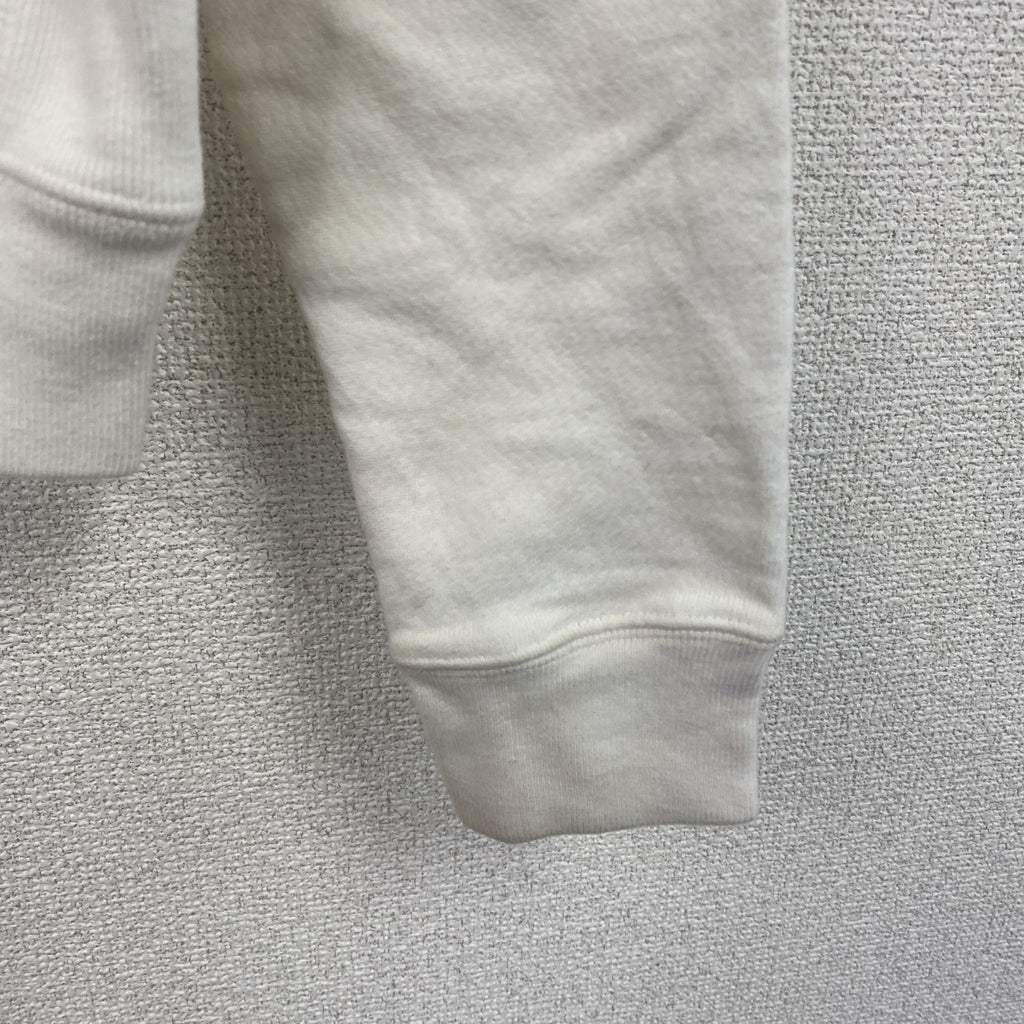 Champion　チャンピオン　リバースウィーブ　スウェット/トレーナー　ヘビーウエイト　刺繍ロゴ　現行　白　ホワイト　XSサイズ　古着