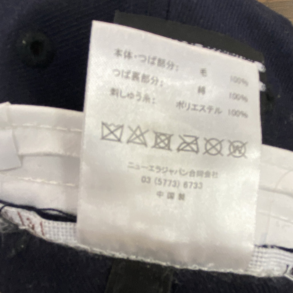 NEW ERA　ニューエラ　ニューヨークヤンキース　6パネルキャップ　ベースボールキャップ　紺　ネイビー　7サイズ　古着