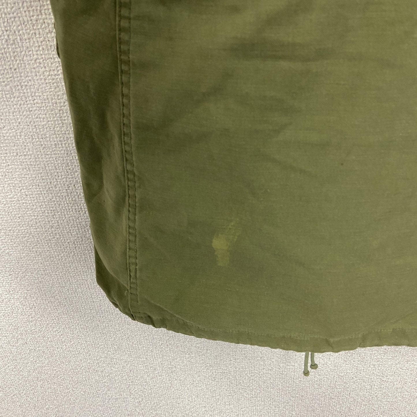 60s　U.S.ARMY　米軍　M-65　フィールドジャケット　ミリタリージャケット　ALPHA社製　カーキ　M-Lサイズ