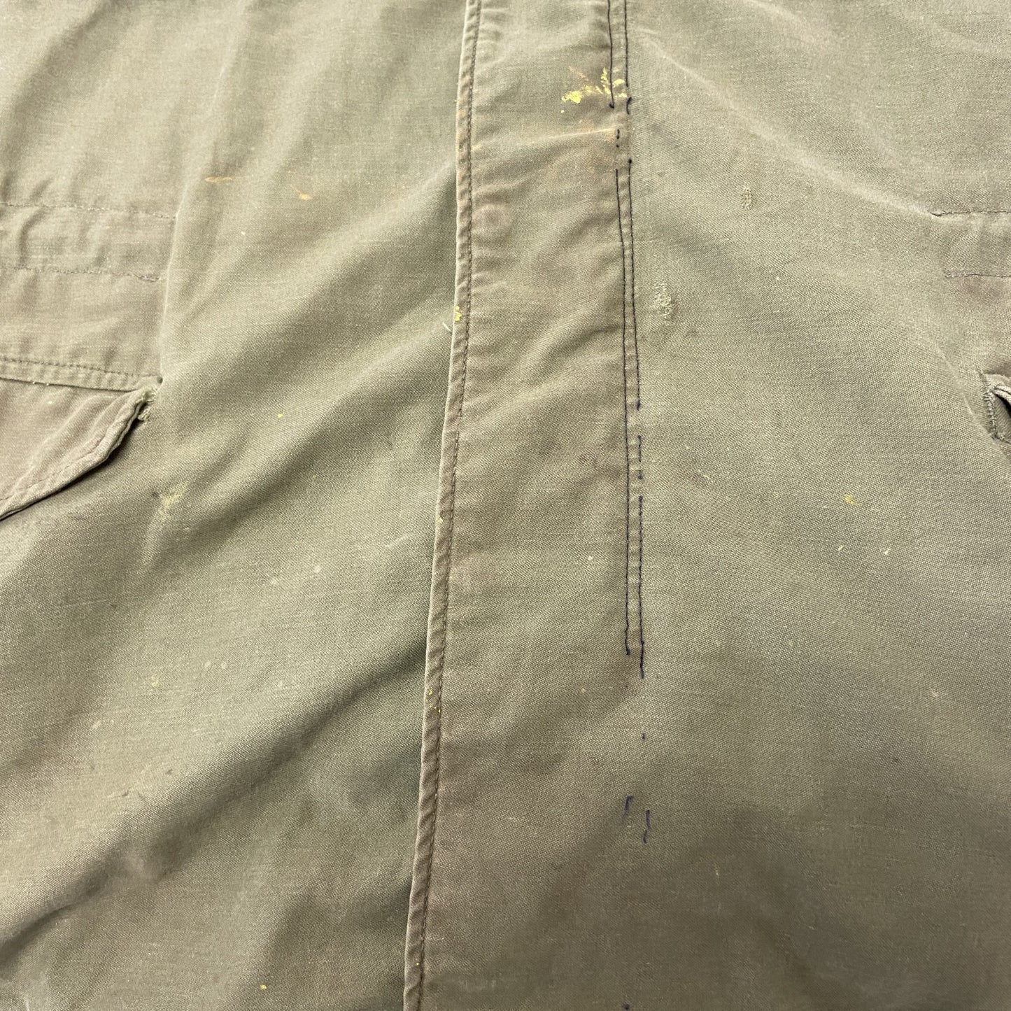 60s　U.S.ARMY　米軍　M-65　フィールドジャケット　ミリタリージャケット　ALPHA社製　カーキ　M-Lサイズ