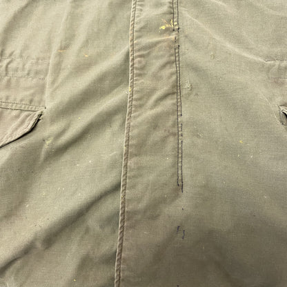 60s　U.S.ARMY　米軍　M-65　フィールドジャケット　ミリタリージャケット　ALPHA社製　カーキ　M-Lサイズ