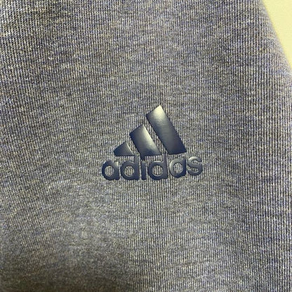 古着 used　adidas　アディダス　長袖ハーフジップスウェット　トレーナー　ノームコア　ネイビー　秋冬服　Lサイズ