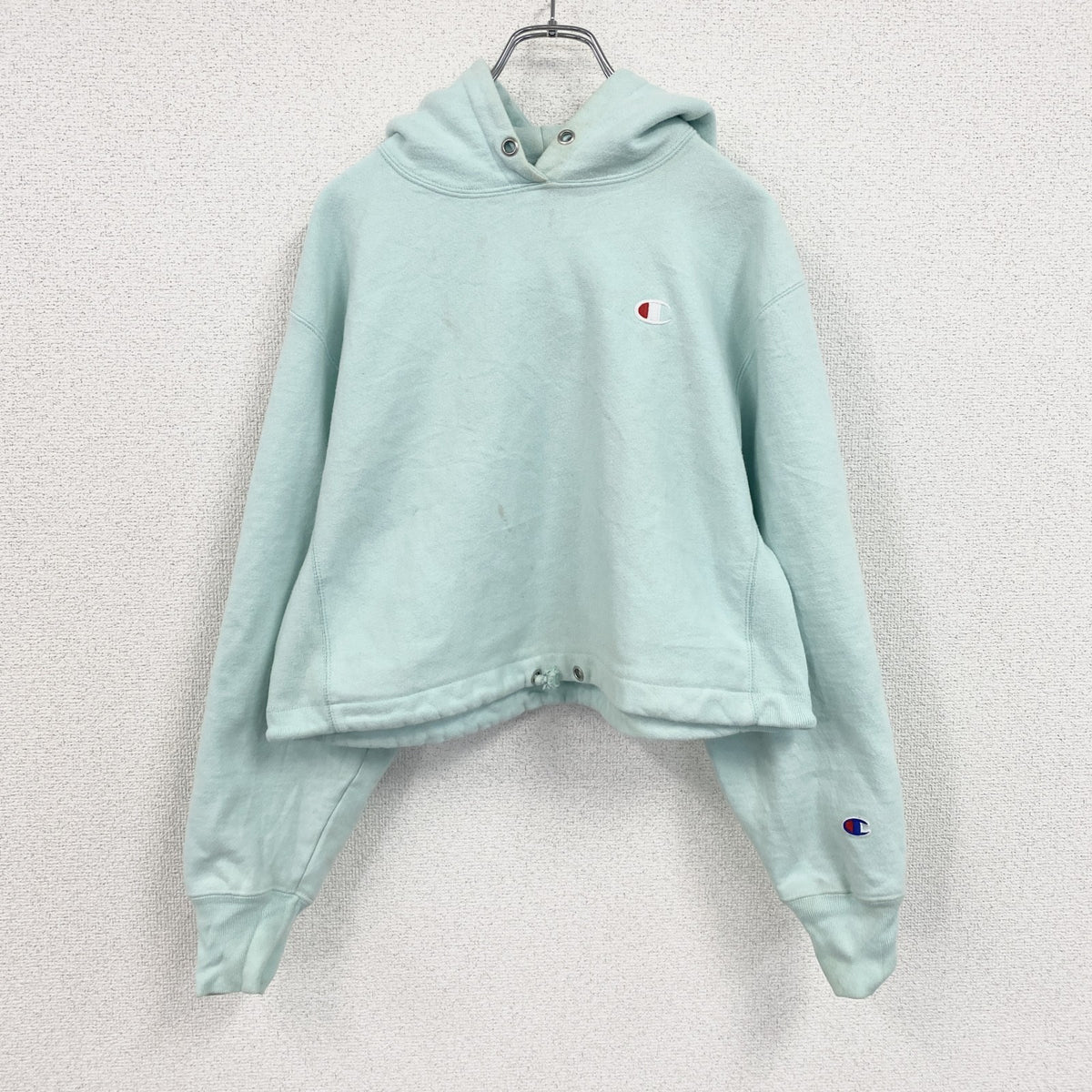 Champion　チャンピオン　リバースウィーブ　スウェットパーカー/フーディー　ミントグリーン　Mサイズ　古着