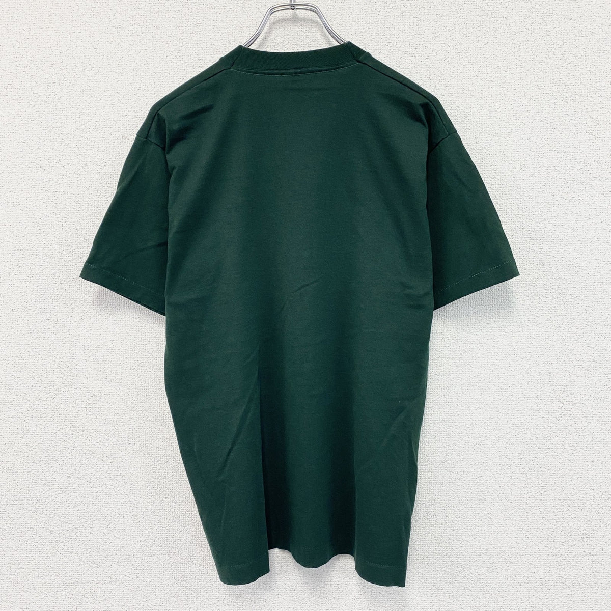 FRUIT OF THE LOOM　フルーツオブザルーム　BEST　半袖プリントTシャツ　ヴィンテージ　シングルステッチ　緑　グリーン　Mサイズ　古着