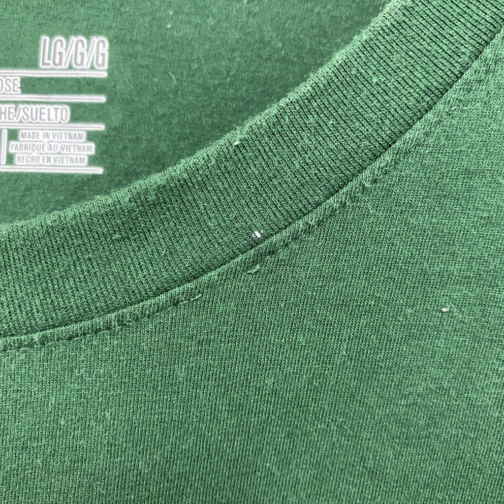 UNDER ARMOUR アンダーアーマー　半袖プリントTシャツ　NCAA　アメフト　クルーネック　緑　グリーン　Lサイズ　古着