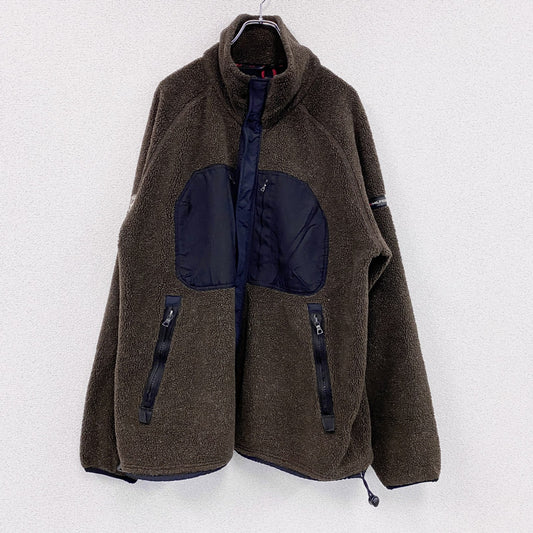 TOMMY HILFIGER　トミーヒルフィガー　フリースジャケット/ボアジャケット　茶色　ブラウン　XLサイズ