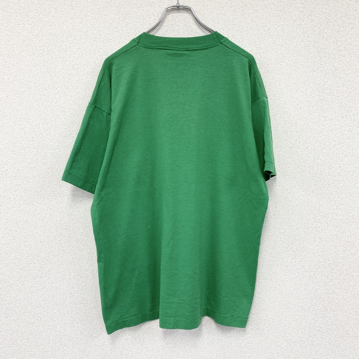 FRUIT OF THE LOOM　フルーツオブザルーム　BEST　半袖プリントTシャツ　ヴィンテージ　シングルステッチ　緑　グリーン　XLサイズ カットソー メンズ コットン 古着