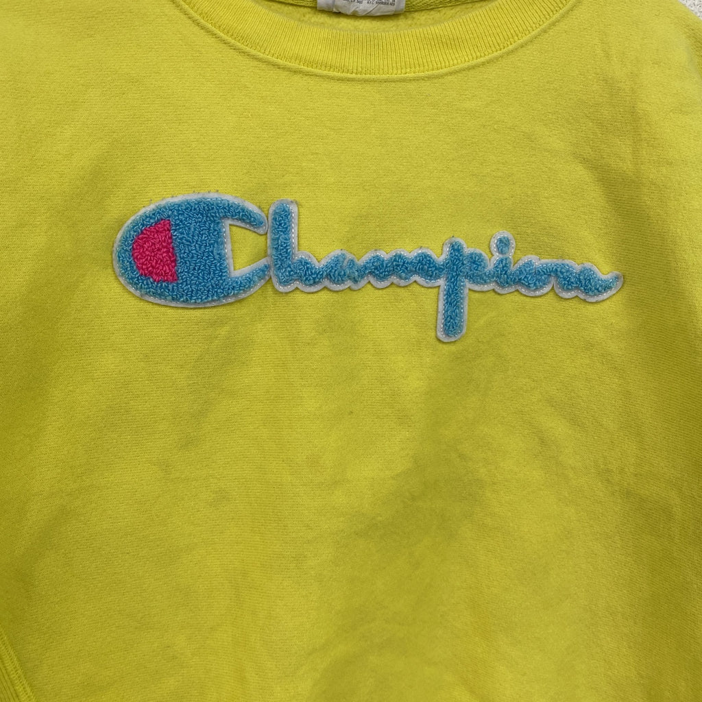 Champion　チャンピオン　リバースウィーブ　スウェット/トレーナー　黄色　イエロー　Sサイズ　古着