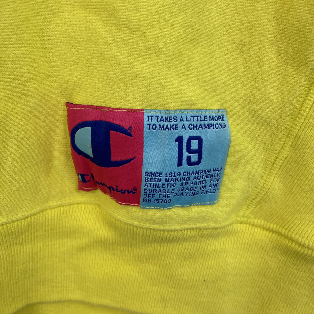 Champion　チャンピオン　リバースウィーブ　スウェット/トレーナー　黄色　イエロー　Sサイズ　古着