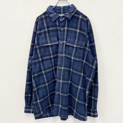 L.L.Bean　エルエルビーン　長袖フリースシャツ　青　ブルー　XLサイズ