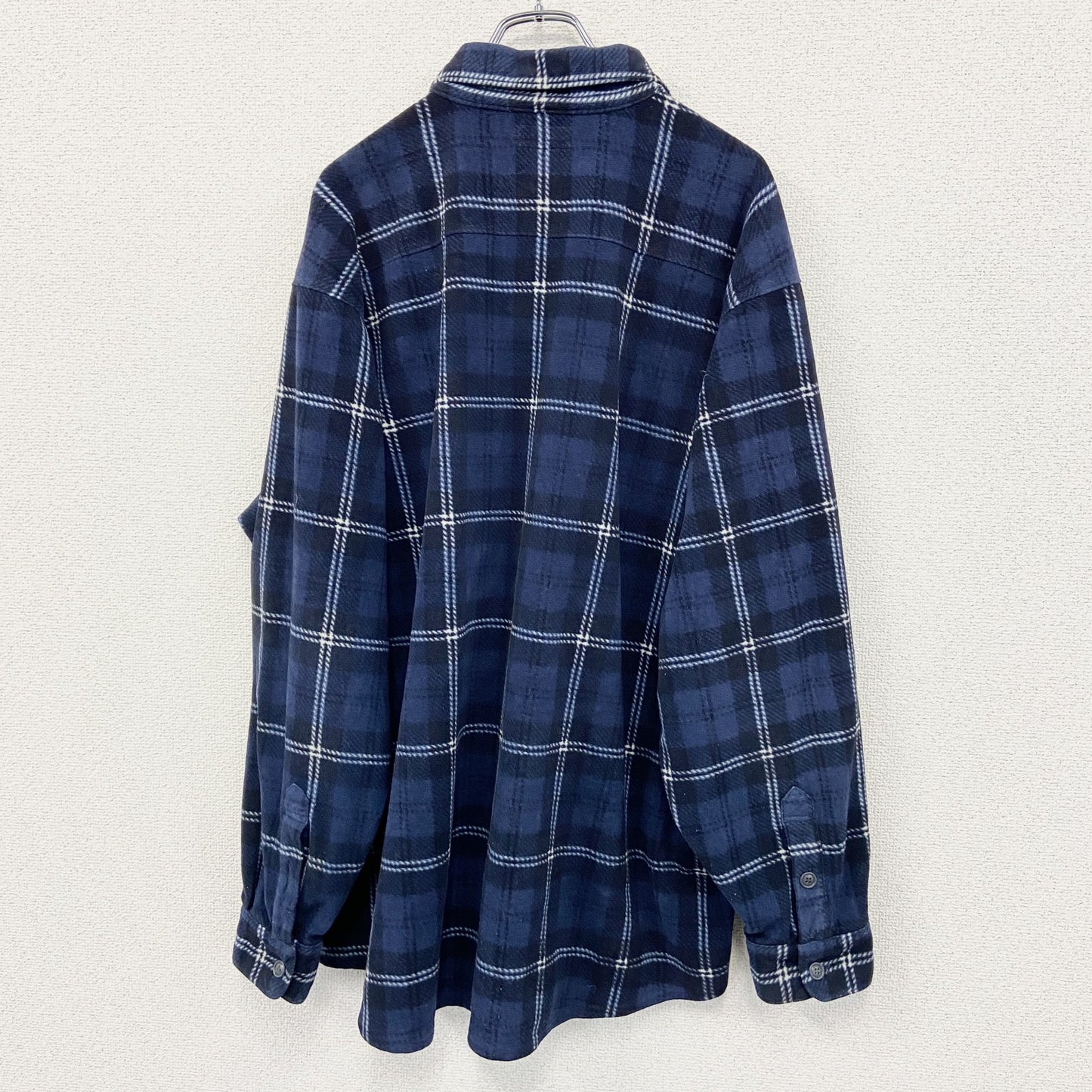 L.L.Bean　エルエルビーン　長袖フリースシャツ　青　ブルー　XLサイズ