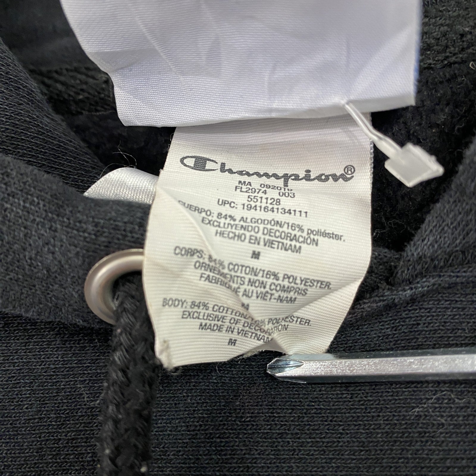 Champion　チャンピオン　コカ・コーラ　リバースウィーブ　スウェットパーカー/フーディー　黒　ブラック　Mサイズ　古着