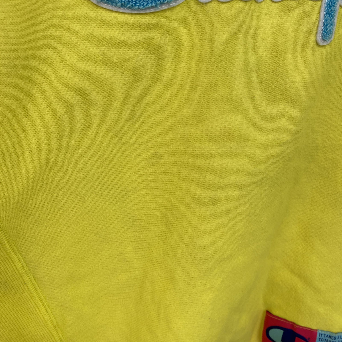 Champion　チャンピオン　リバースウィーブ　スウェット/トレーナー　黄色　イエロー　Sサイズ　古着