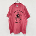FRUIT OF THE LOOM　フルーツオブザルーム　BEST　半袖プリントTシャツ　ヴィンテージ　シングルステッチ　ピンク　XLサイズ　古着