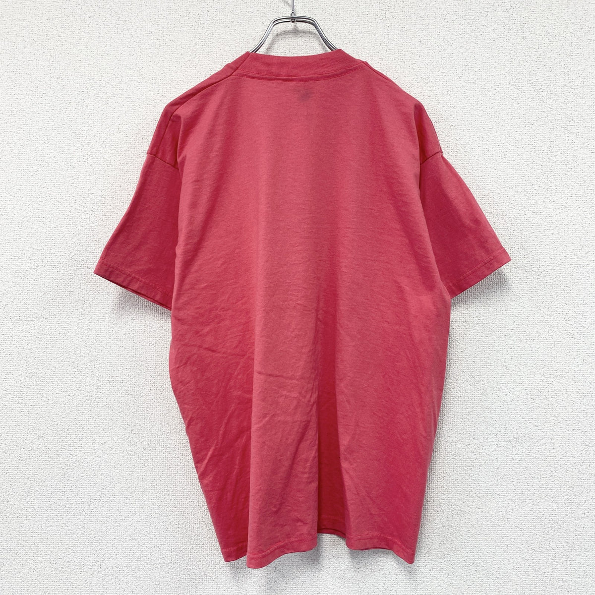 FRUIT OF THE LOOM　フルーツオブザルーム　BEST　半袖プリントTシャツ　ヴィンテージ　シングルステッチ　ピンク　XLサイズ　古着