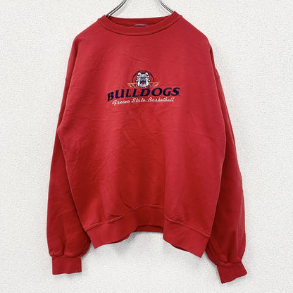 Champion　チャンピオン　BULLDOGS　スウェット/トレーナー　カレッジタイプ　赤　レッド