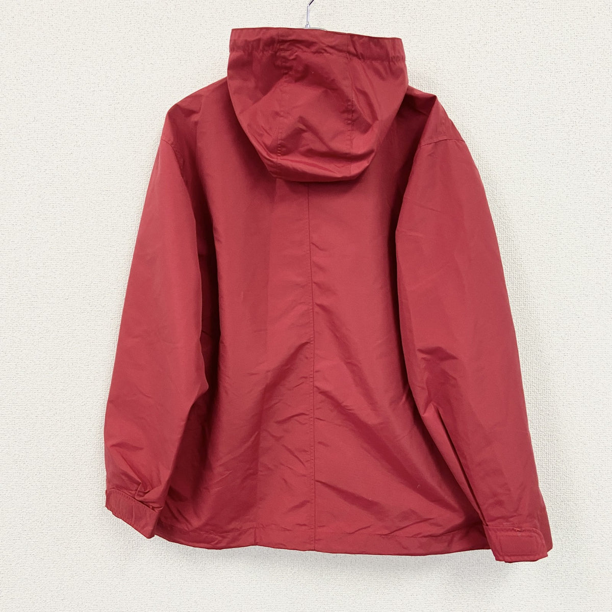 OLD UNIQLO　オールドユニクロ　ナイロンジャケット/フーディー　赤　レッド　Mサイズ　古着