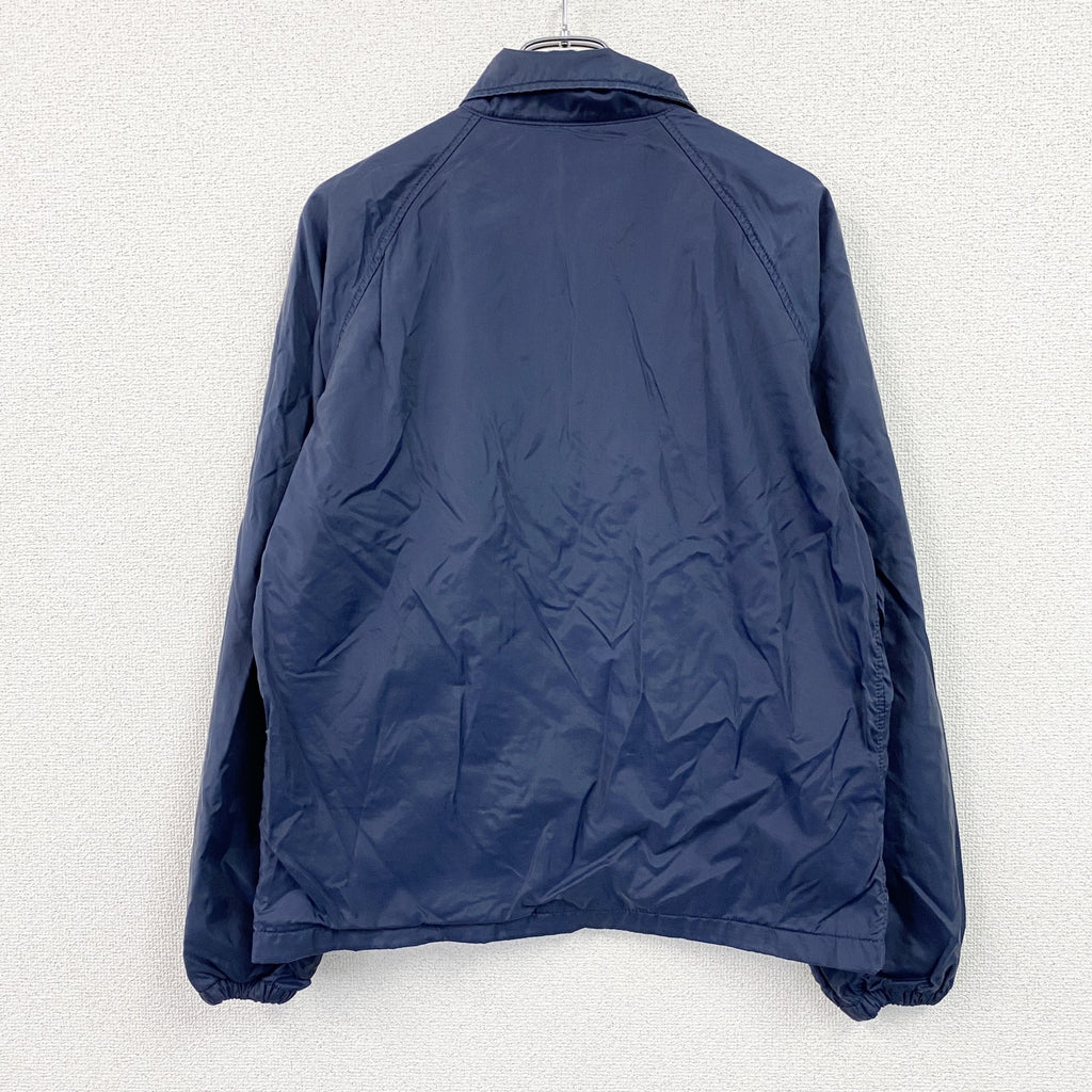 90s　TARAS BOULBA　タラスブルバ　asics　フルジップジャケット　ラグランスリーブ　紺　ネイビー　Lサイズ　　ヴィンテージ　古着
