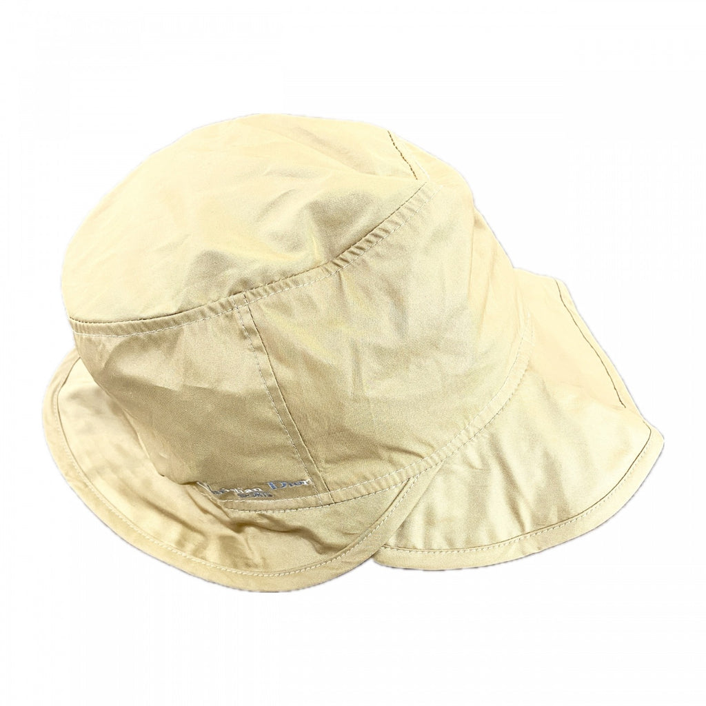 ～90s　Christian Dior SPORTS　クリスチャンディオールスポーツ　バケットハット　ベージュ　　ヴィンテージ　古着