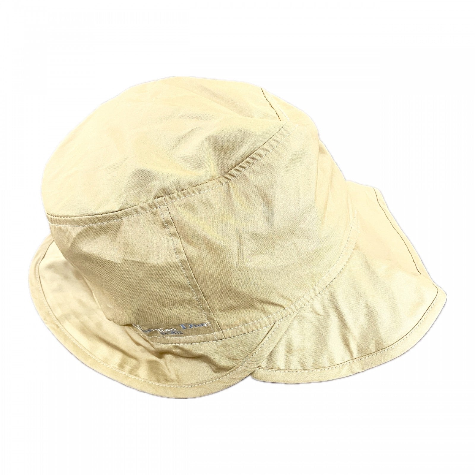 ～90s　Christian Dior SPORTS　クリスチャンディオールスポーツ　バケットハット　ベージュ　　ヴィンテージ　古着