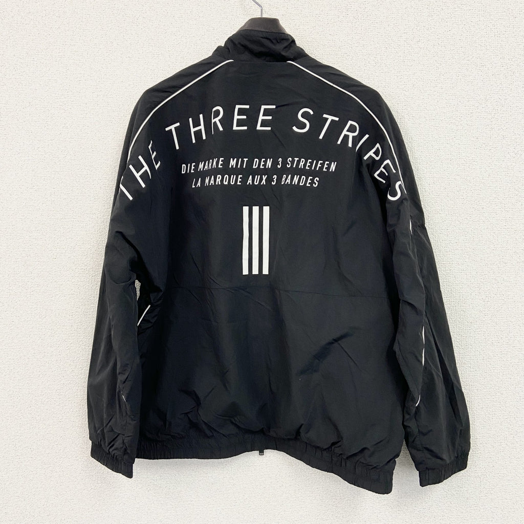 adidas　アディダス　トラックジャケット/ウーブンジャケット　黒　ブラック　Lサイズ