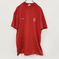90s　Hanes　半袖プリントTシャツ　シングルステッチ　ヴィンテージ　赤　レッド　XLサイズ　古着