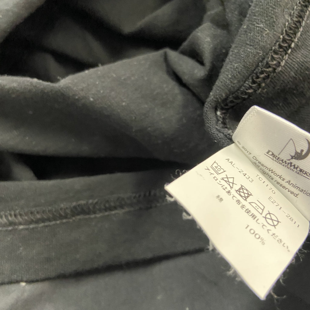 ALPHA INDUSTRIES　アルファインダストリーズ　半袖プリントTシャツ　黒　ブラック　Lサイズ