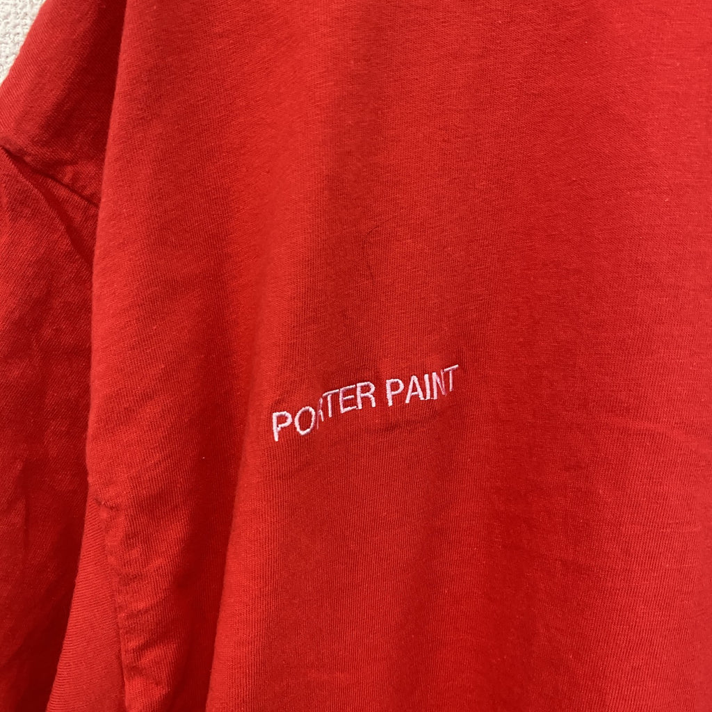 90s　Hanes　半袖プリントTシャツ　シングルステッチ　ヴィンテージ　赤　レッド　XLサイズ　古着
