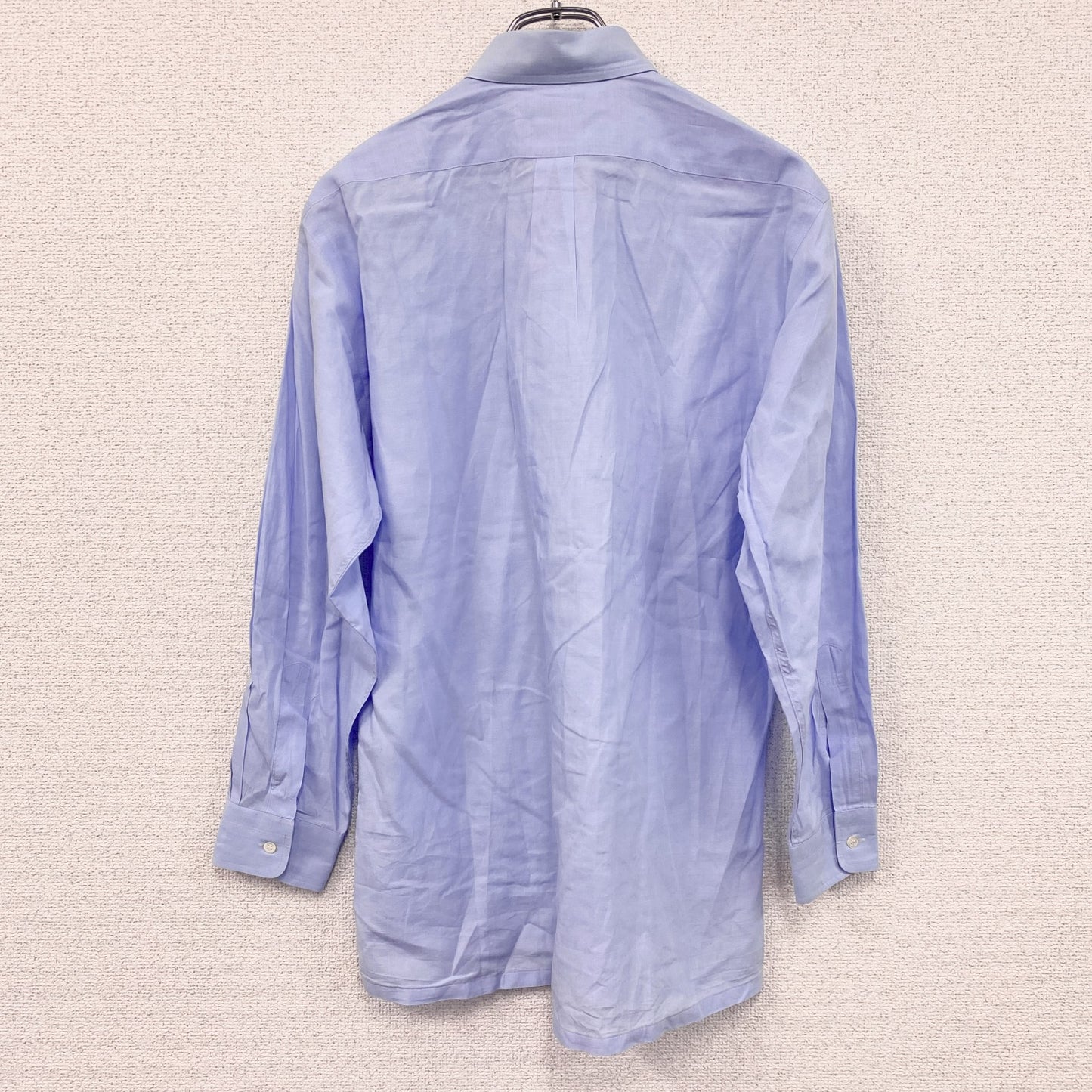 ～90s　Christian Dior MONSIEUR　クリスチャンディオール　長袖ドレスシャツ　ヴィンテージ　ブルー