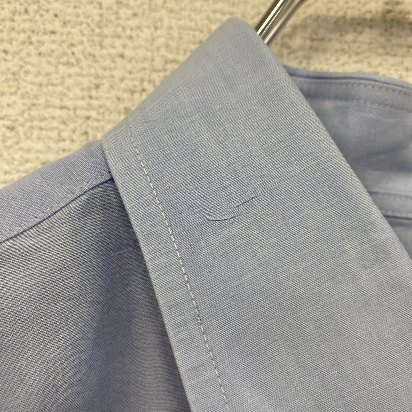 ～90s　Christian Dior MONSIEUR　クリスチャンディオール　長袖ドレスシャツ　ヴィンテージ　ブルー