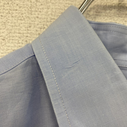 ～90s　Christian Dior MONSIEUR　クリスチャンディオール　長袖ドレスシャツ　ヴィンテージ　ブルー