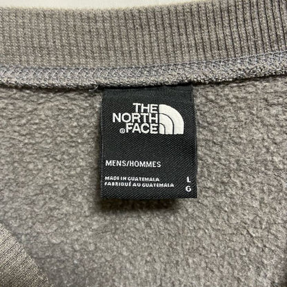 古着 used　THENORTHFACE　長袖ワンポイント刺繍スウェット　トレーナー　JACLYNSMITH　グレー　Lサイズ