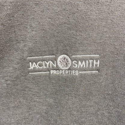 古着 used　THENORTHFACE　長袖ワンポイント刺繍スウェット　トレーナー　JACLYNSMITH　グレー　Lサイズ