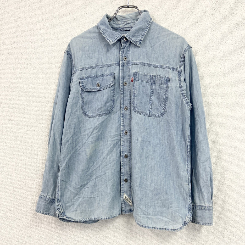 Levi's　リーバイス　長袖デニムシャツ　インディゴブルー　Mサイズ