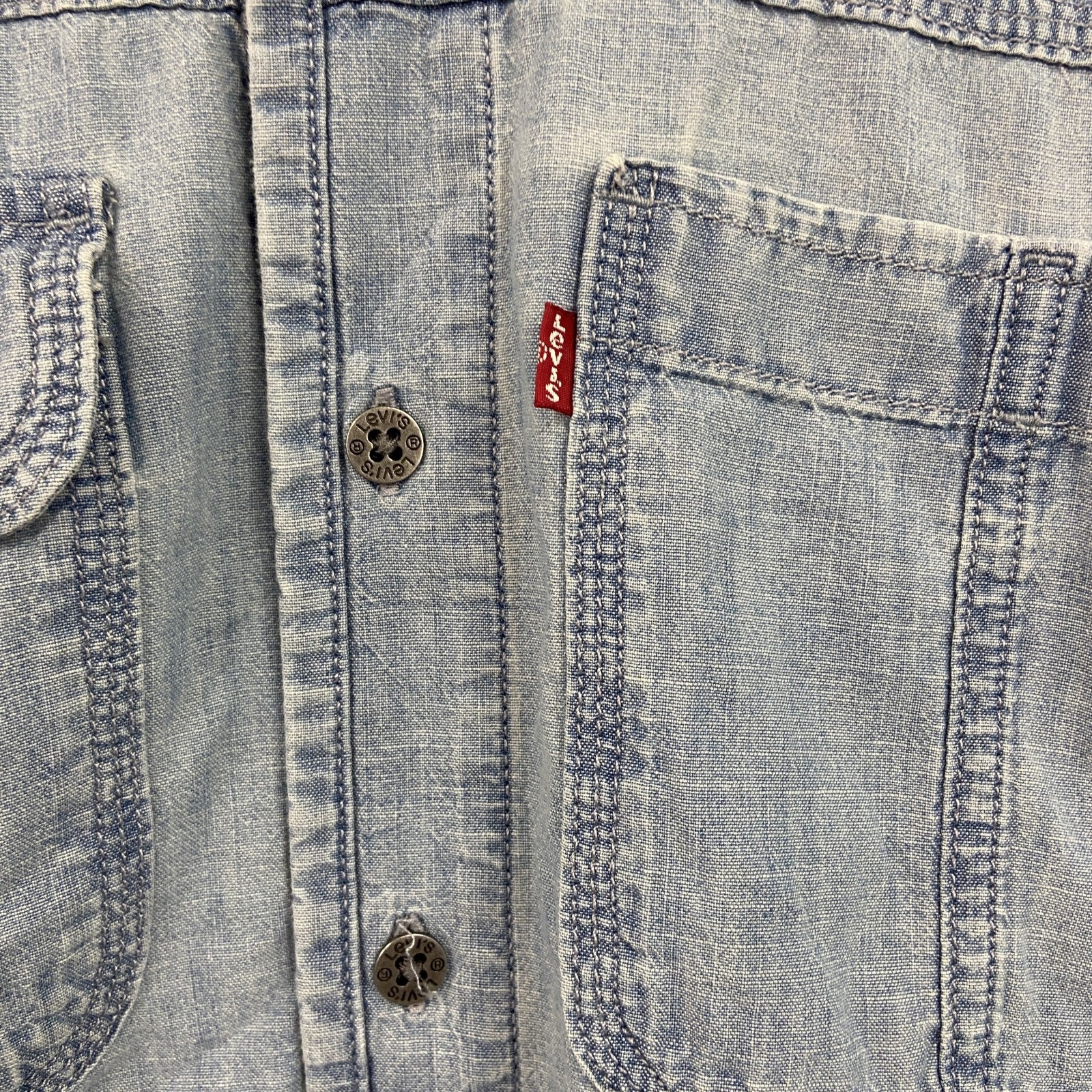 Levi's　リーバイス　長袖デニムシャツ　インディゴブルー　Mサイズ