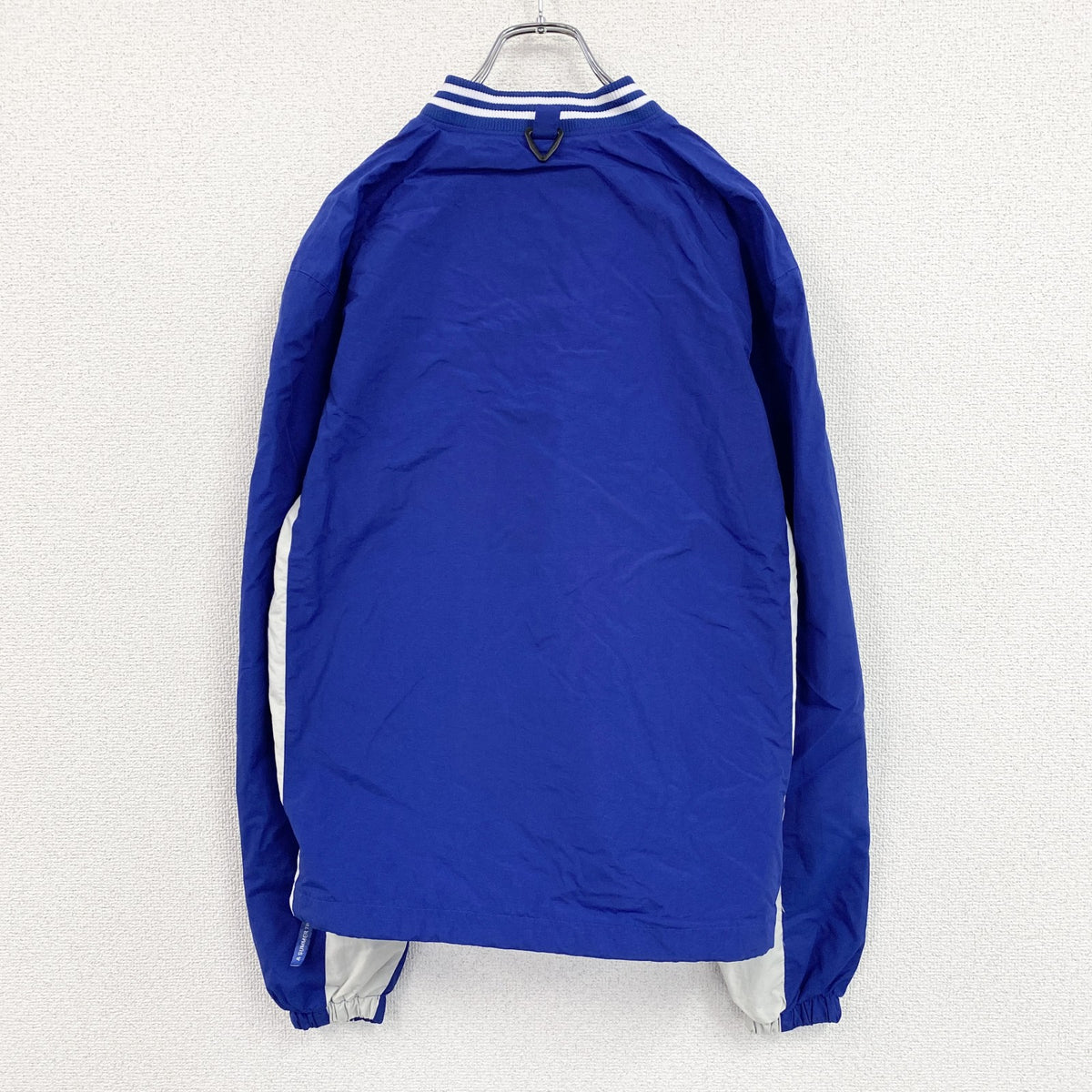 90s　COOPERSTOWN　クーパーズタウン　ナイロンプルオーバージャケット　ヴィンテージ　青　ブルー　古着