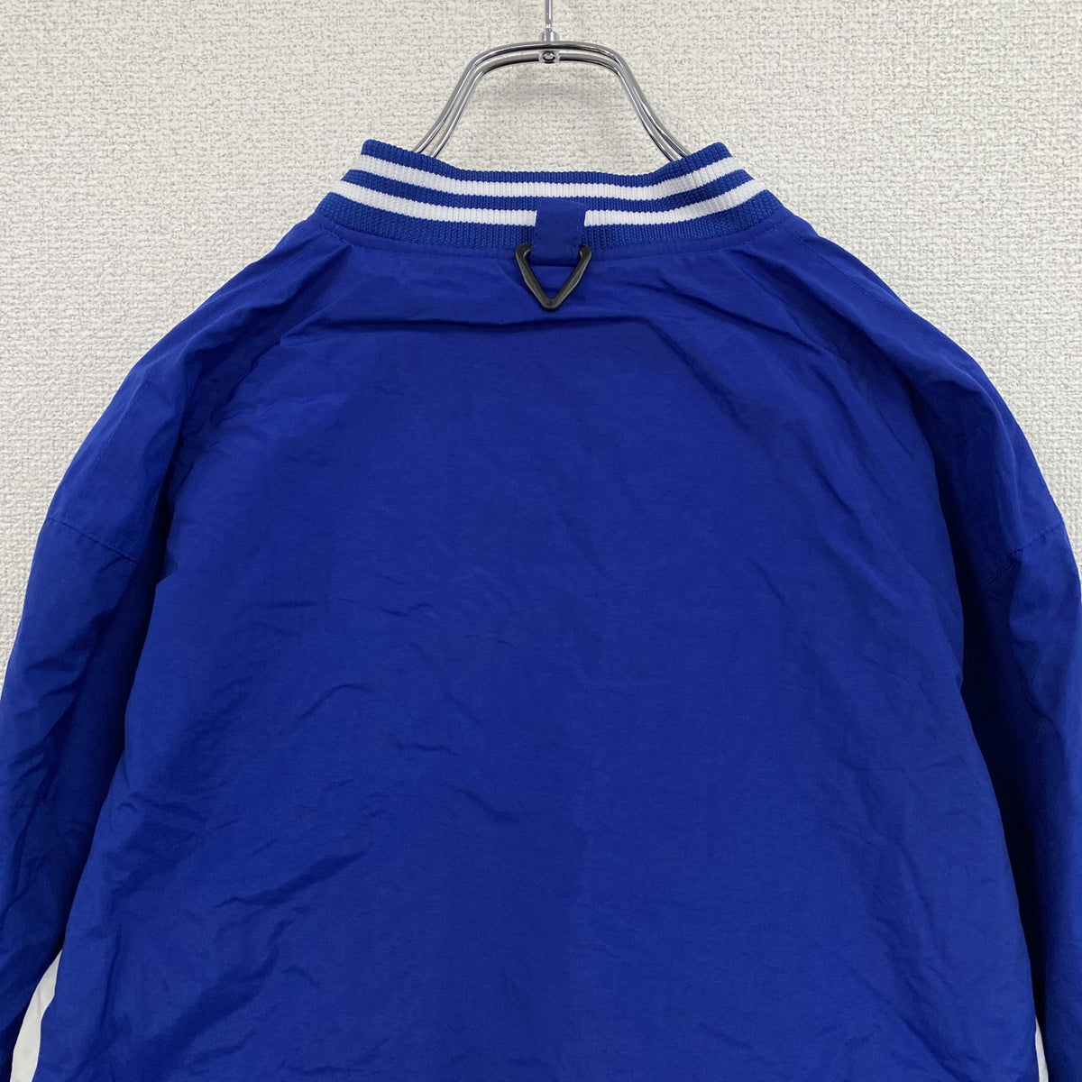 90s　COOPERSTOWN　クーパーズタウン　ナイロンプルオーバージャケット　ヴィンテージ　青　ブルー　古着