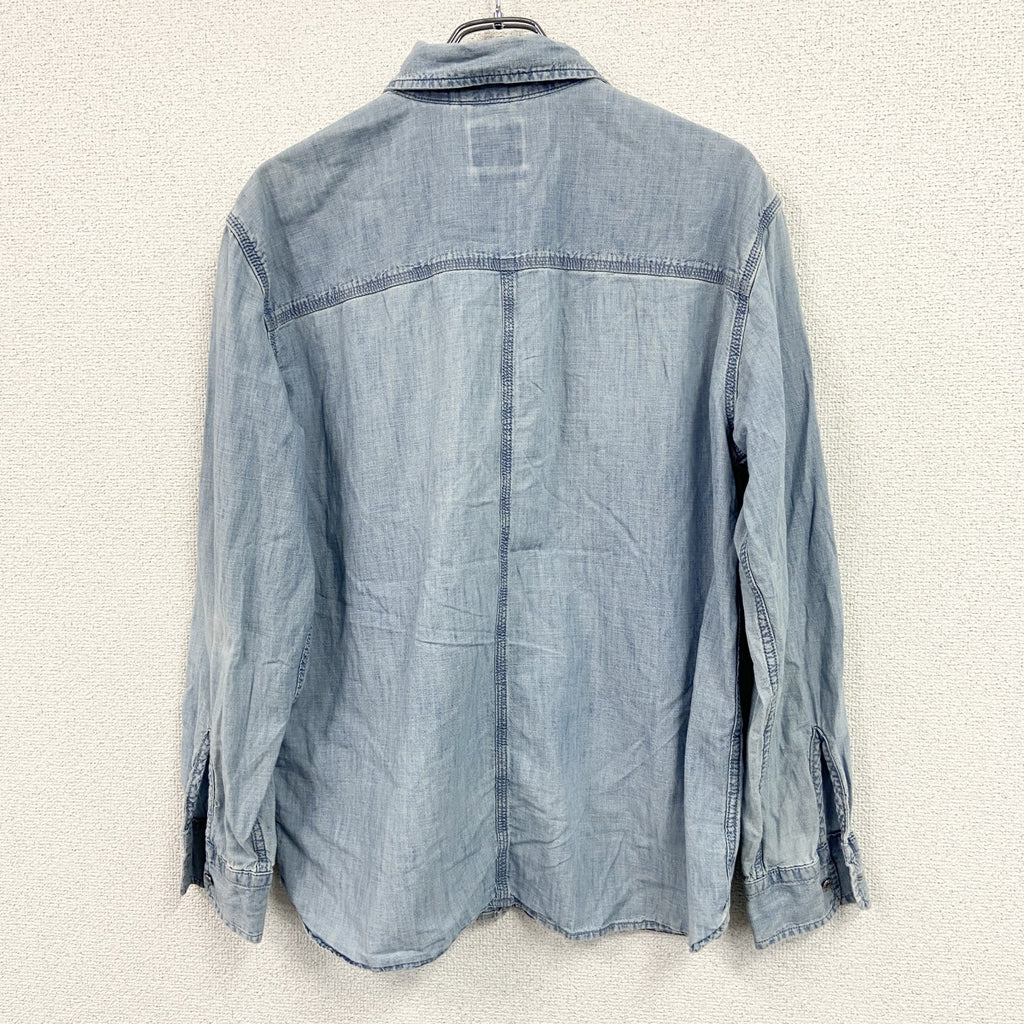 Levi's　リーバイス　長袖デニムシャツ　インディゴブルー　Mサイズ
