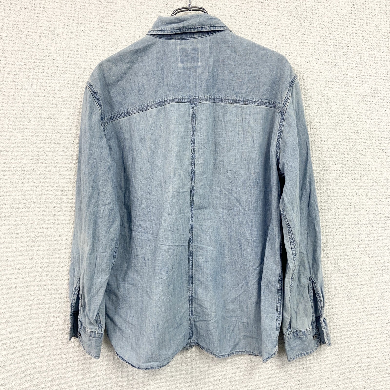 Levi's　リーバイス　長袖デニムシャツ　インディゴブルー　Mサイズ