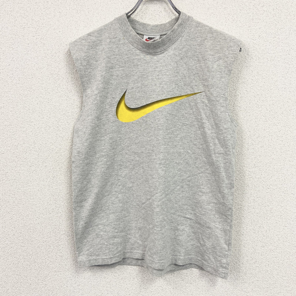 90s　NIKE　ナイキ　タンクトップ/ノースリーブ　灰色　グレー　XLサイズ　古着