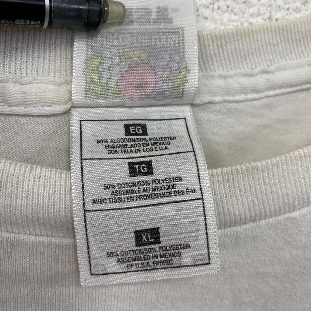 古着 used　00s　FRUIT OF THE LOOM　フルーツオブザルーム　METAR MAN　半袖プリントTシャツ　ロボT　ヴィンテージ　ホワイト　XLサイズ