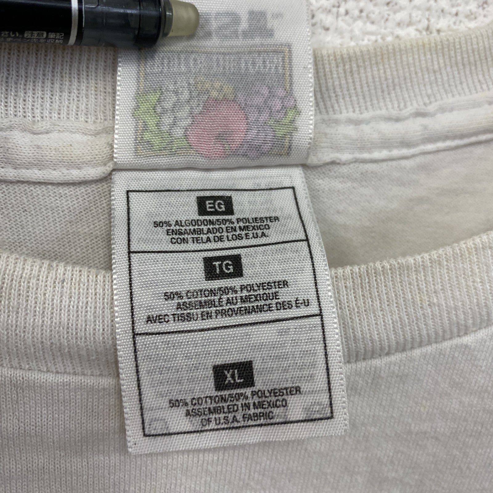 古着 used　00s　FRUIT OF THE LOOM　フルーツオブザルーム　METAR MAN　半袖プリントTシャツ　ロボT　ヴィンテージ　ホワイト　XLサイズ