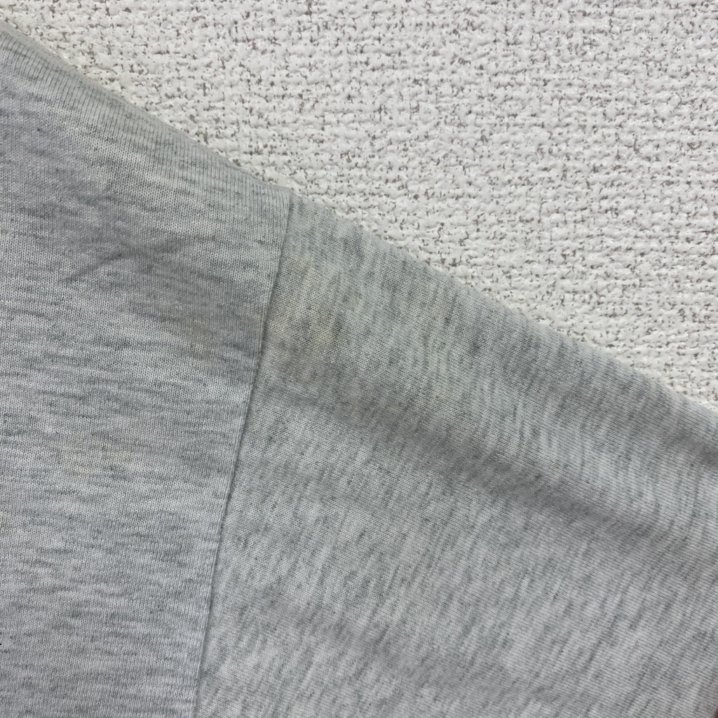 半袖プリントTシャツ　シングルステッチ　ヴィンテージ　霜降りグレー　Lサイズ　古着