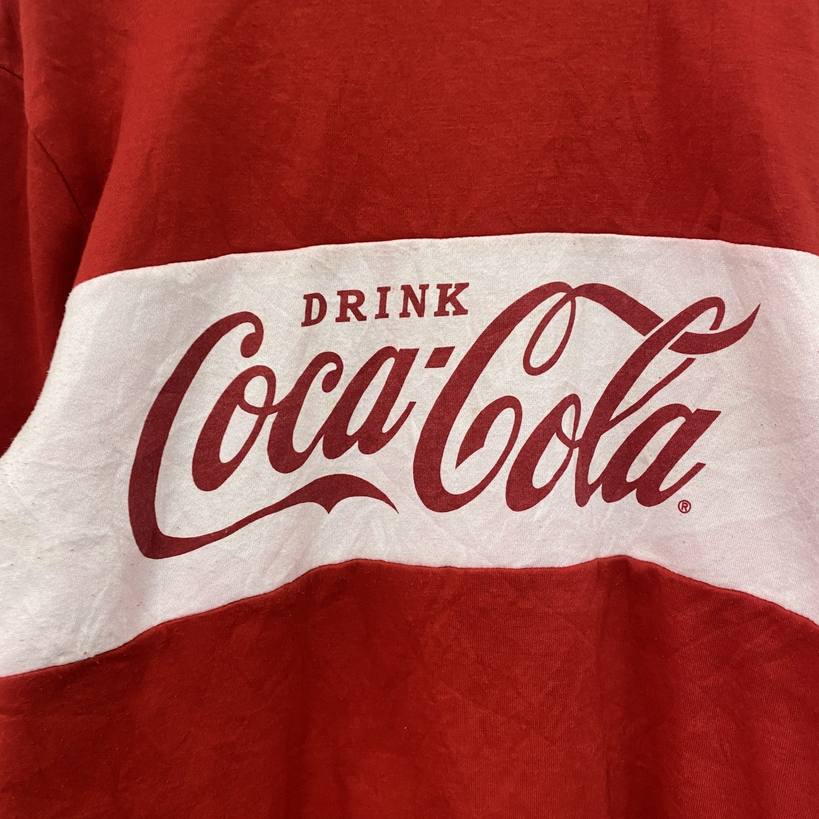 CocaCola　コカ・コーラ　スウェット/トレーナー　赤　レッド　8/10サイズ　古着