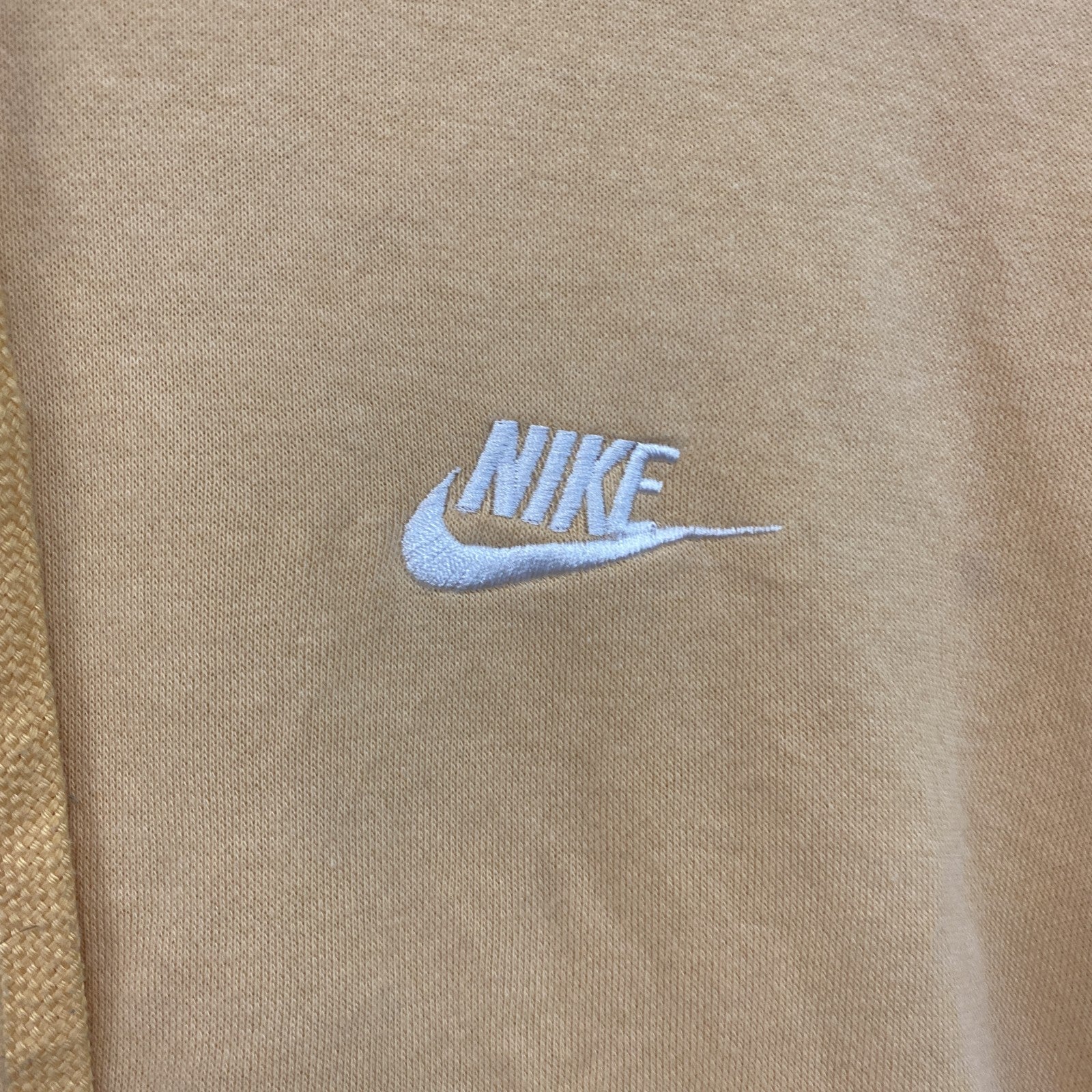 NIKE　ナイキ　スウェットパーカー/フーディー　スウッシュ　橙色　オレンジ　XLサイズ　古着